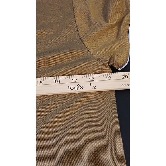 Scott James England Mens Medium Button Up Polo Shirt Grandad Collar - Picture 7 of 9